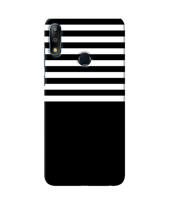 Black And White Print Asus Zenfone Max Pro M2 Back Cover