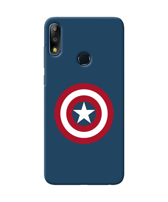 Captain America Logo Asus Zenfone Max Pro M2 Back Cover