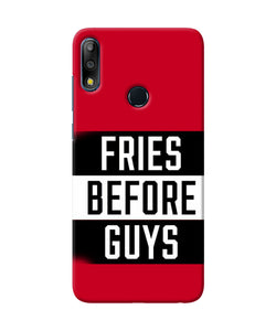 Fries Before Guys Quote Asus Zenfone Max Pro M2 Back Cover