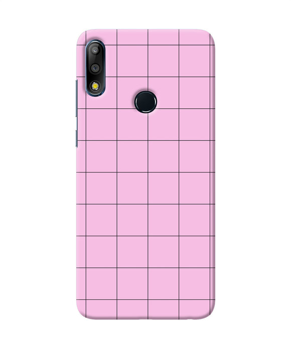 Pink Square Print Asus Zenfone Max Pro M2 Back Cover