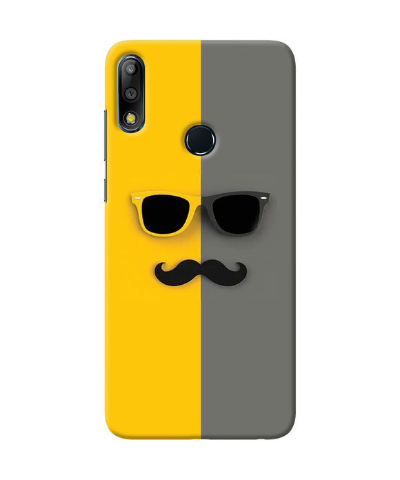 Mustache Glass Asus Zenfone Max Pro M2 Back Cover