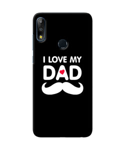 I Love My Dad Mustache Asus Zenfone Max Pro M2 Back Cover