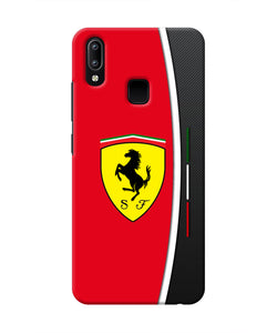 Ferrari Abstract Maroon Vivo Y91/Y93/Y95 Real 4D Back Cover