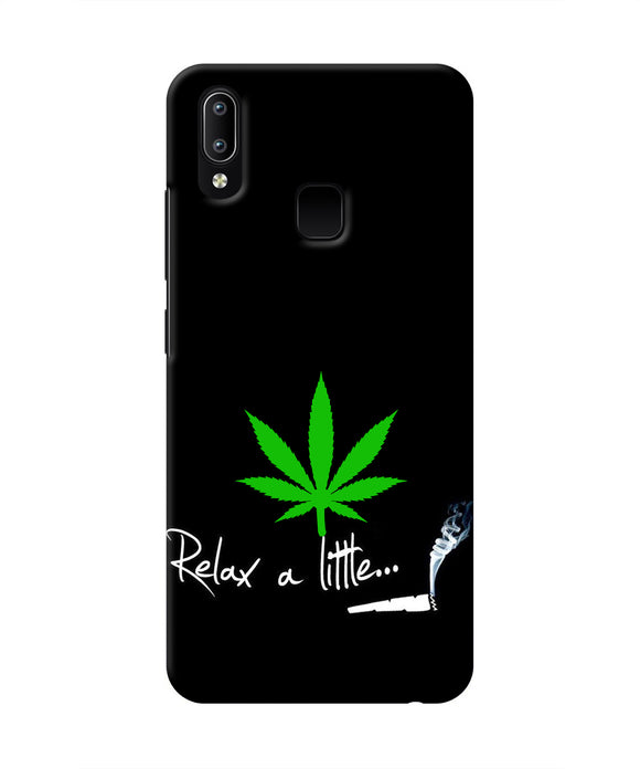 Weed Relax Quote Vivo Y91/Y93/Y95 Real 4D Back Cover