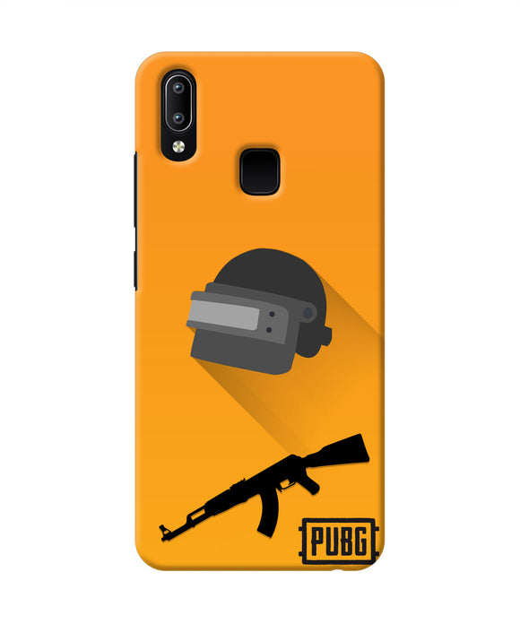 PUBG Helmet and Gun Vivo Y91/Y93/Y95 Real 4D Back Cover