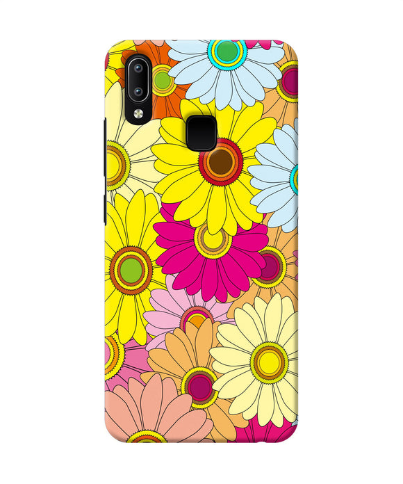 Abstract Colorful Flowers Vivo Y91 / Y93 / Y95 Back Cover