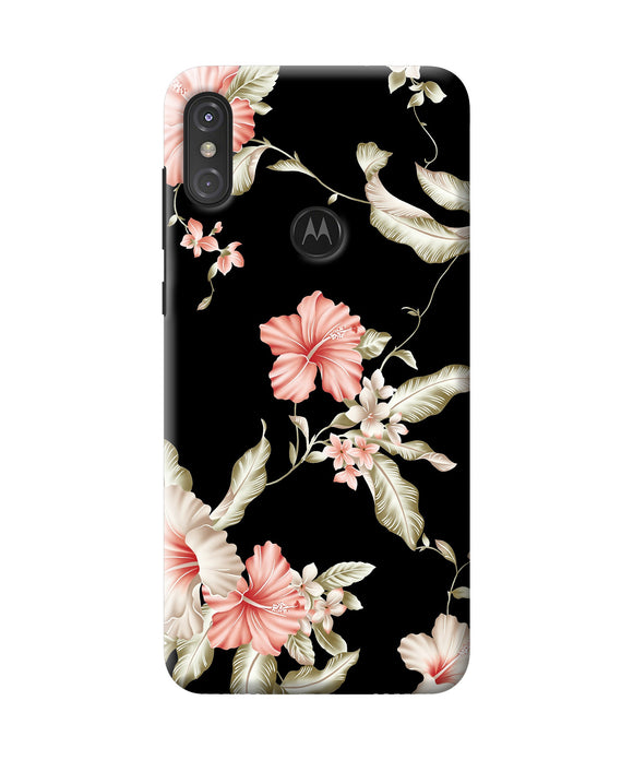 Flowers Moto One Power Back Cover