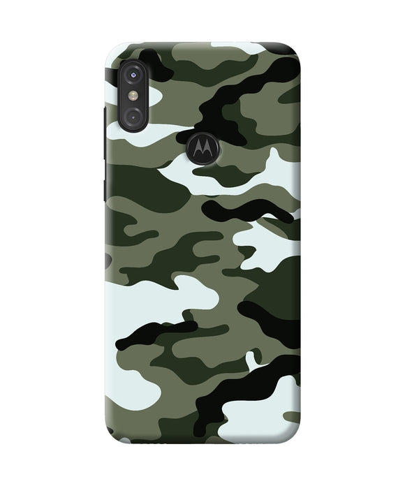 Camouflage Moto One Power Back Cover