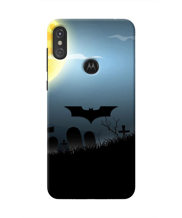 Batman Scary cemetry Moto One Power Real 4D Back Cover