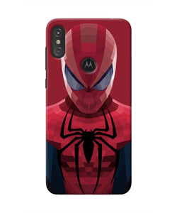 Spiderman Art Moto One Power Real 4D Back Cover