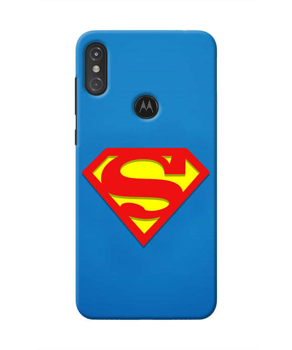 Superman Blue Moto One Power Real 4D Back Cover