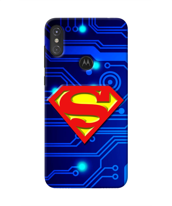 Superman Abstract Moto One Power Real 4D Back Cover
