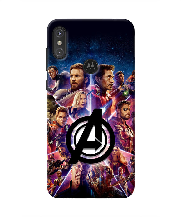 Avengers Superheroes Moto One Power Real 4D Back Cover