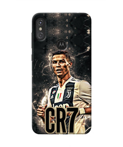 CR7 Dark Moto One Power Real 4D Back Cover