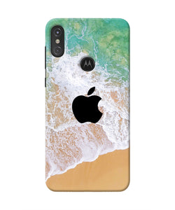 Apple Ocean Moto One Power Real 4D Back Cover