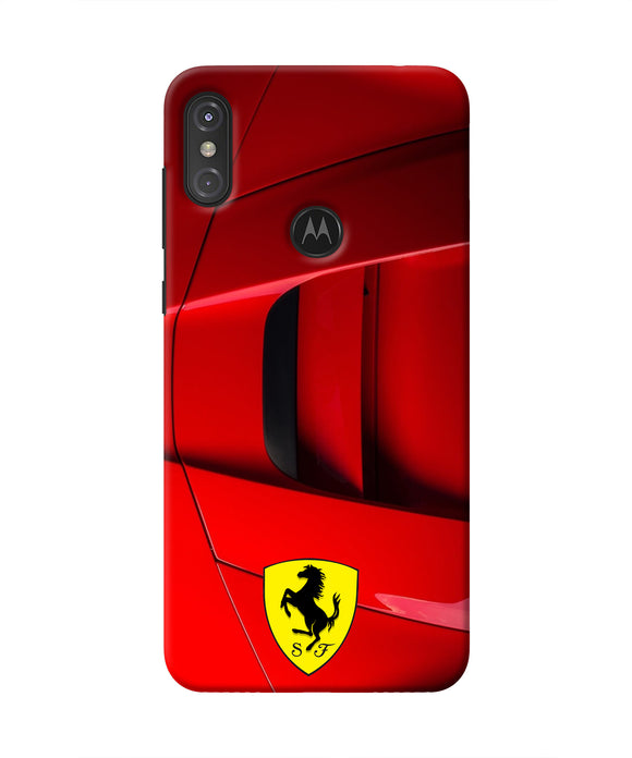 Ferrari Car Moto One Power Real 4D Back Cover