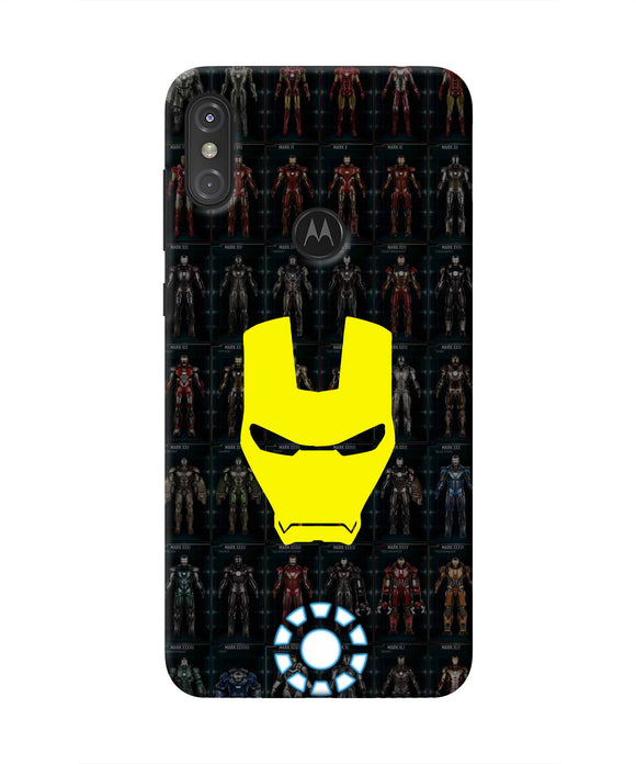 Iron Man Suit Moto One Power Real 4D Back Cover