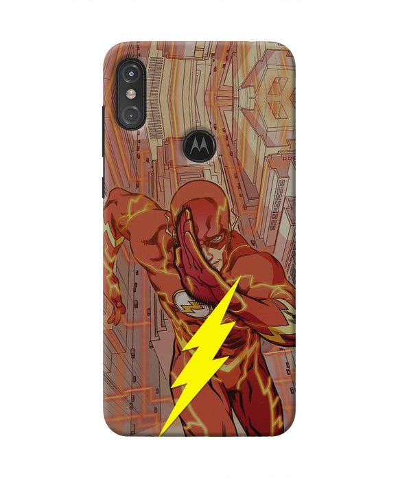 Flash Running Moto One Power Real 4D Back Cover