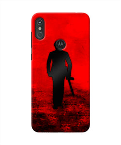 Rocky Bhai with Gun Moto One Power Real 4D Back Cover