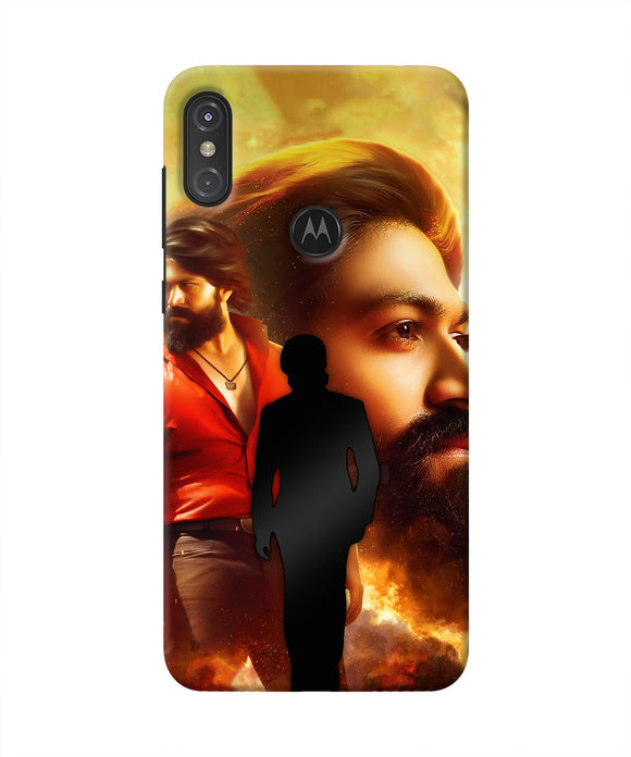 Rocky Bhai Walk Moto One Power Real 4D Back Cover