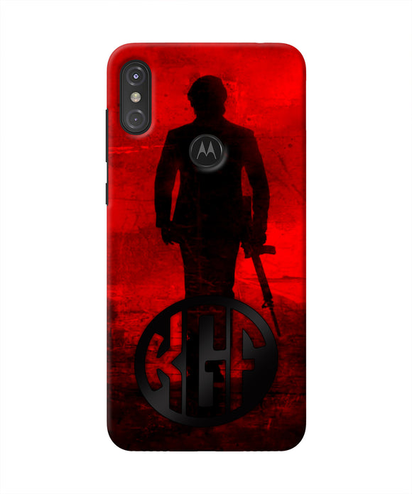 Rocky Bhai K G F Chapter 2 Logo Moto One Power Real 4D Back Cover