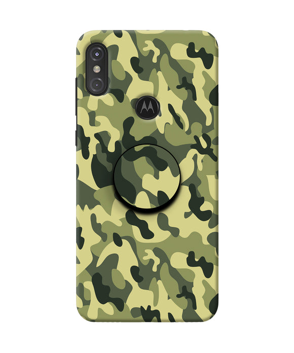 Camouflage Moto One Power Pop Case