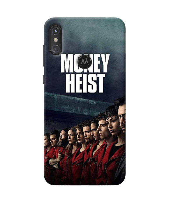 Money Heist Team Money Heist Moto One Power Back Cover