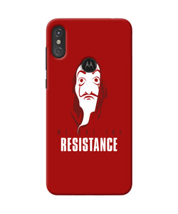 Money Heist Resistance Quote Moto One Power Back Cover
