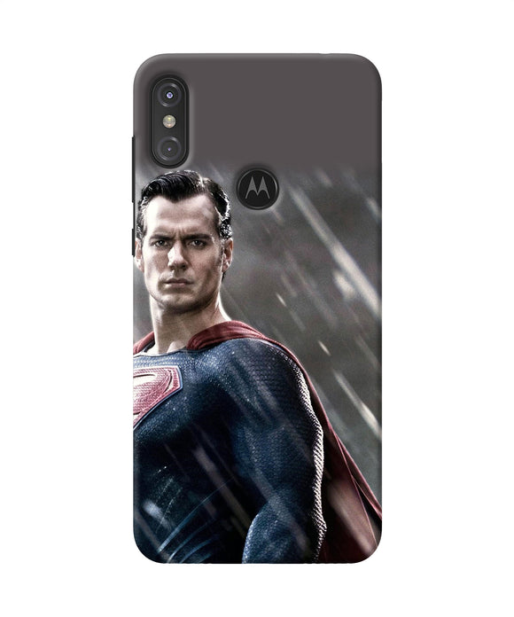 Superman Man Of Steel Moto One Power Back Cover