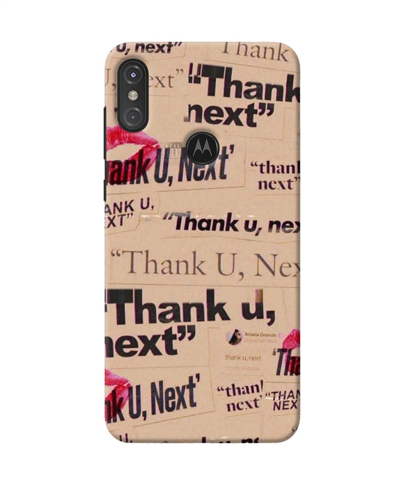 Thank You Next Moto One Power Back Cover