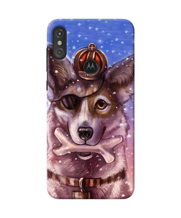 Pirate Wolf Moto One Power Back Cover