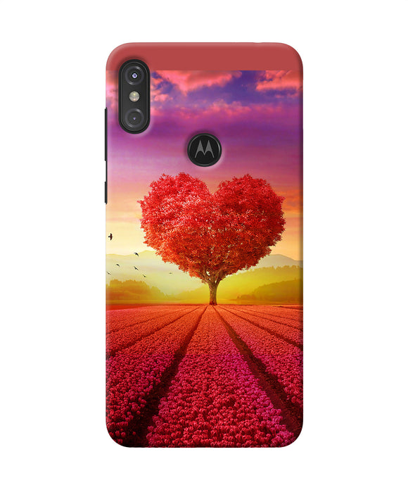 Natural Heart Tree Moto One Power Back Cover