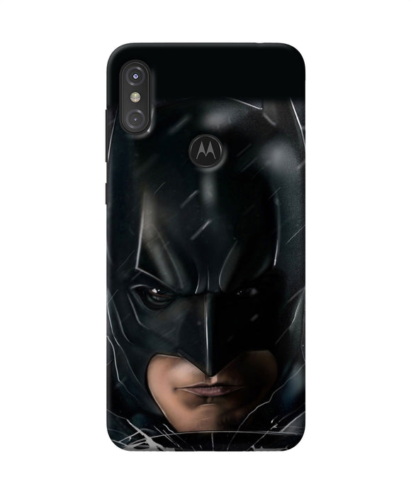 Batman Black Mask Moto One Power Back Cover