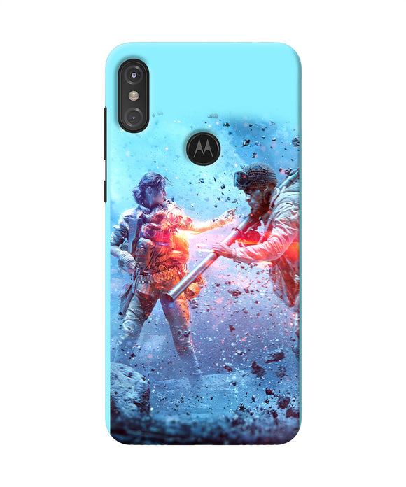 Pubg Water Fight Moto One Power Back Cover