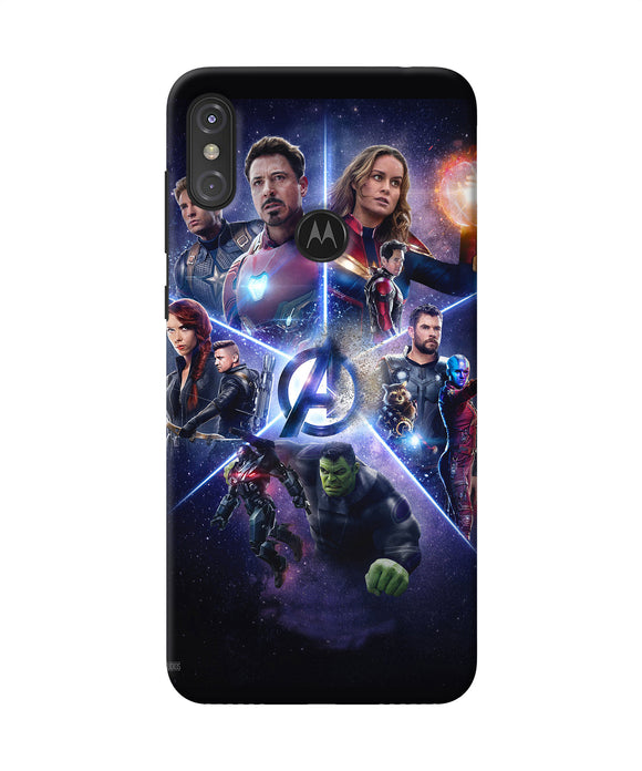 Avengers Super Hero Poster Moto One Power Back Cover