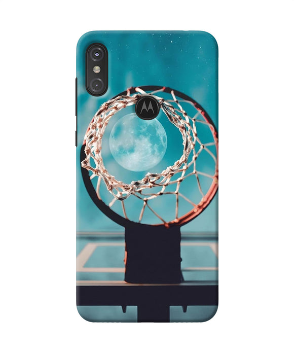 Basket Ball Moon Moto One Power Back Cover