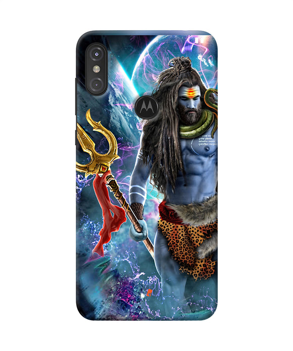 Lord Shiva Universe Moto One Power Back Cover
