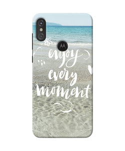 Enjoy Every Moment Sea Moto One Power Back Cover