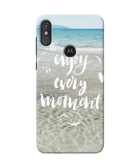 Enjoy Every Moment Sea Moto One Power Back Cover