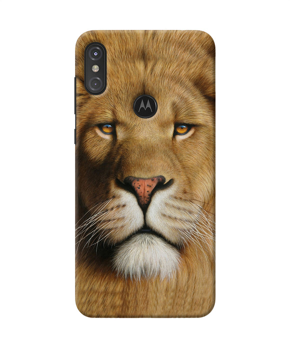 Nature Lion Poster Moto One Power Back Cover