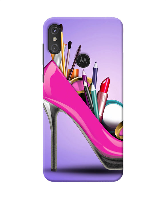Makeup Heel Shoe Moto One Power Back Cover