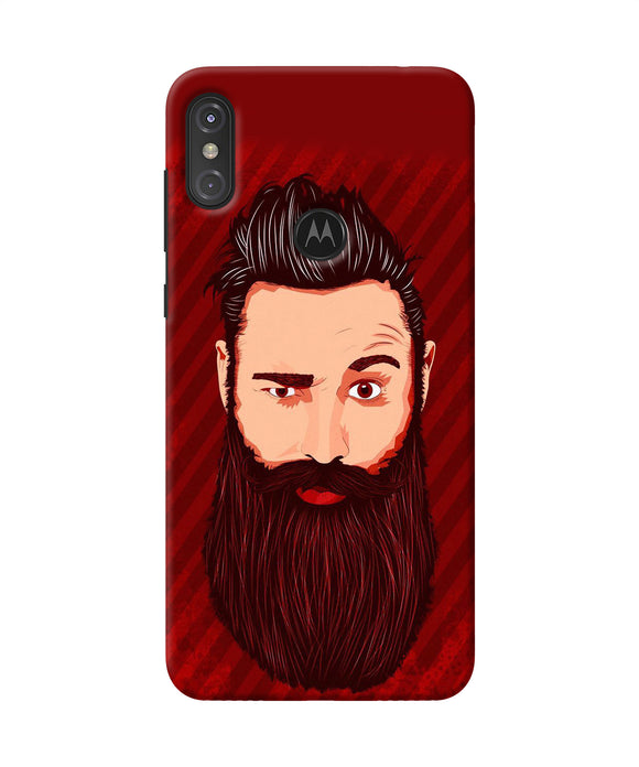 Beardo Character Moto One Power Back Cover