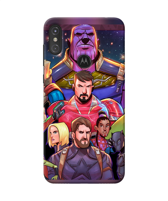 Avengers Animate Moto One Power Back Cover