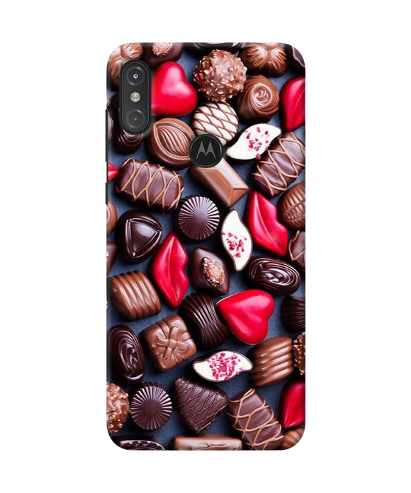 Valentine Special Chocolates Moto One Power Back Cover