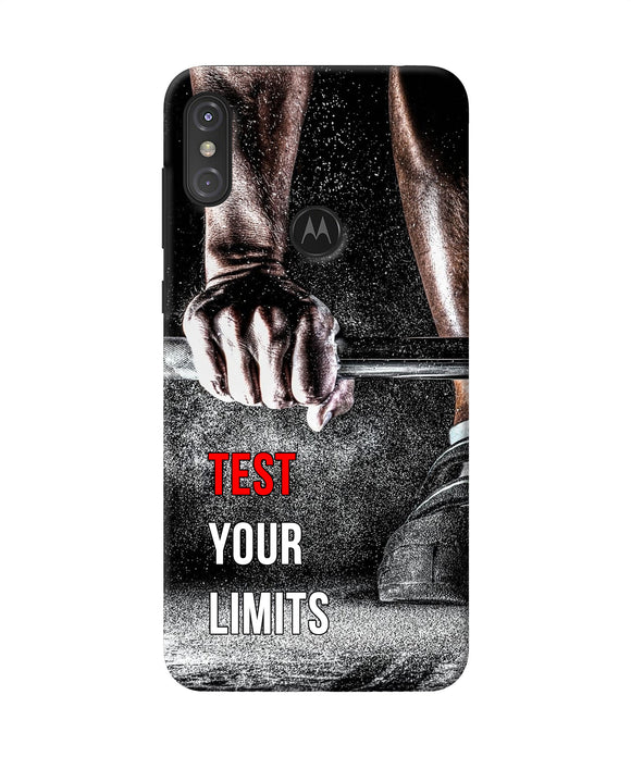 Test Your Limit Quote Moto One Power Back Cover