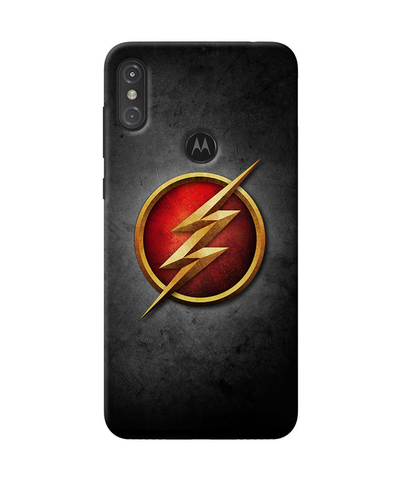 Flash Logo Moto One Power Back Cover