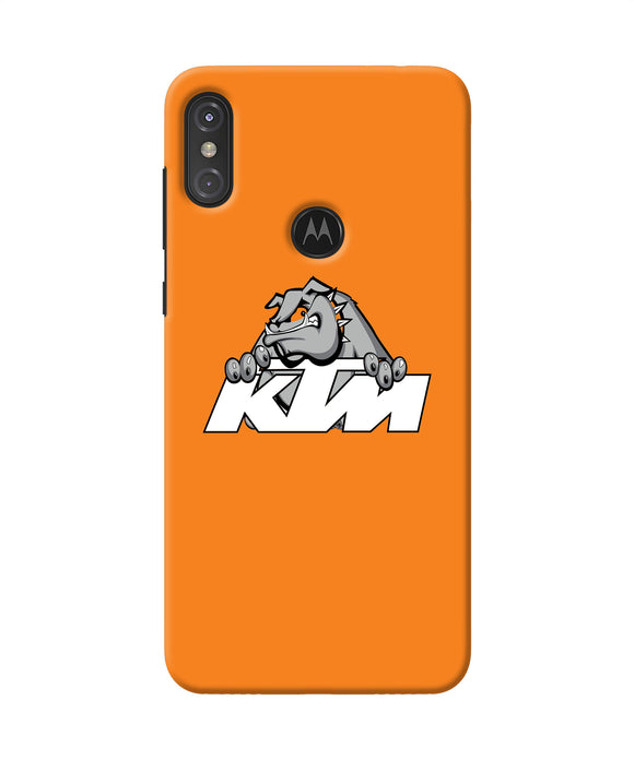 Ktm Dog Logo Moto One Power Back Cover