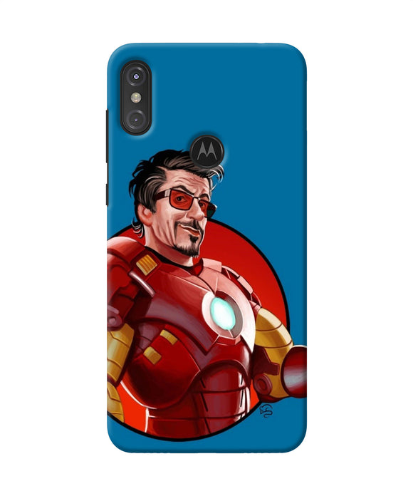 Ironman Animate Moto One Power Back Cover