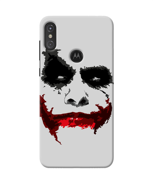 Joker Dark Knight Red Smile Moto One Power Back Cover