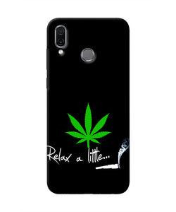 Weed Relax Quote Honor Play Real 4D Back Cover